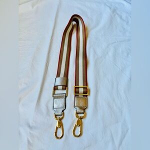 Anya Hindmarch Bag Strap Adjustable Shoulder Crossbody Canvas Leather Strap Tan